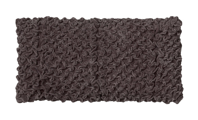 Cocoa Rouched Kidney Pillow